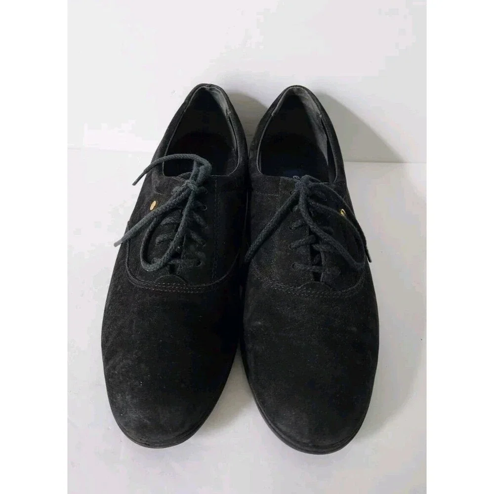 Easy Spirit Easyspirit Anti-Gravity Suede Nubuck Oxford Sz 8 B Black Shoes